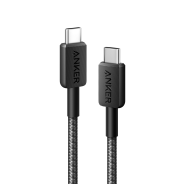 Anker 322 USB-C To USB-C Cable (3FT Braided) - Black
