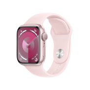 Apple Watch S9 GPS 41mm Pink Aluminium Case with Lt Pink Sport Band S/M