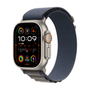 Apple Watch Ultra 2 Cellular 49mm Titanium Case Blue Alpine Loop Med