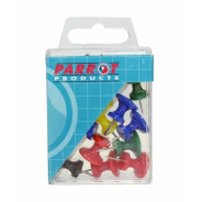 Parrot Giant Push Pins Boxed 15 Assorted