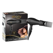 Ebony By Carmen Power Comb Hairdryer 2000W 1938