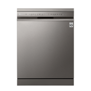 LG 14pc Platinum Silver Quadwash Dishwasher with Truesteam DFB425FP