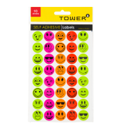 TOWER Reward Range Mixed Colour Faces Value Pack Labels 400 Stickers