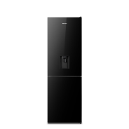 Hisense 305L Fridge Freezer Black Glass H415BMIB-WD
