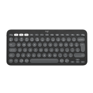 Logitech Pebble Keys 2 K380s Minimalist Keyboard Graphite