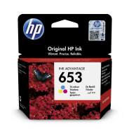 HP 653 Tri-color Original Ink Advantage Cartridge - HP 6075/6475