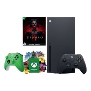 Xbox Series X + Diablo IV + Xbox Series Green Controller And R400 Game Pass