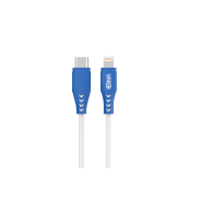 Loopd Mfi To Type C Cable 30W 1.2M White Blue