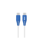 Loopd Type C To Type C Cable 60W 1.2M White Blue