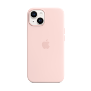 Apple iPhone 14 Silicone Case with MagSafe Chalk Pink