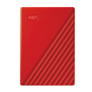 Western Digital 4TB My Passport Portable Hard Drive Red