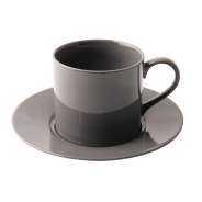 Omada Maxim Dark Grey Cappuccino Cup & Saucer Set
