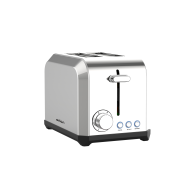 Orion Polished Stainless Steel 2 Slice Toaster