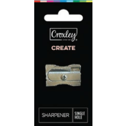 CROXLEY Metal Pencil Sharpener Carded