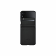 Samsung Galaxy Z Flip4 Flap Leather Cover Black