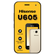 Hisense U605 3G Dual Sim Gold MTN Network Locked