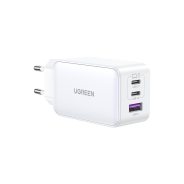 UGREEN 3 Port GaN 65W PD Wall Charger White
