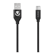 Volkano Weave Type-C Cable 1.2m Black