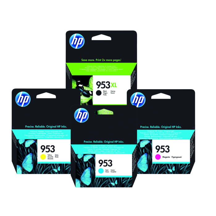 HP 953XL Blk and Colour Bundle 4 Pack - Incredible Connection