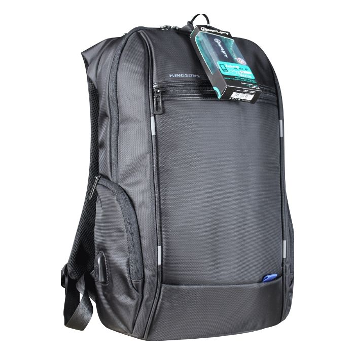 Kingsons 15.6-inch Smart Backpack - With PB - Incredible Connection