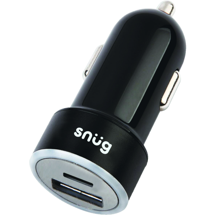 Snug Car Juice 18 Watt PD Charger with Type C Cable-Black Incredible  Connection