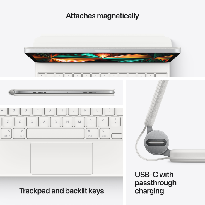 Apple Magic Keyboard for iPad Pro 12.9‑inch 5th gen White
