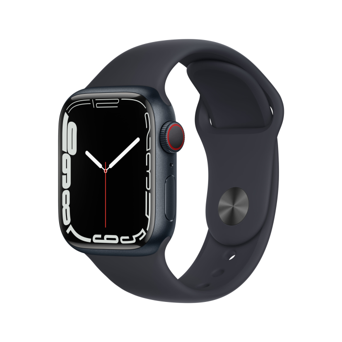 Aluminium 41mm Watch Case Apple with Cellular Series Midnight Midnight 7 SB Incredible - Connection
