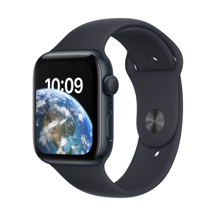 Apple Watch SE GPS 44mm Midnight Aluminium Case with Midnight Sport