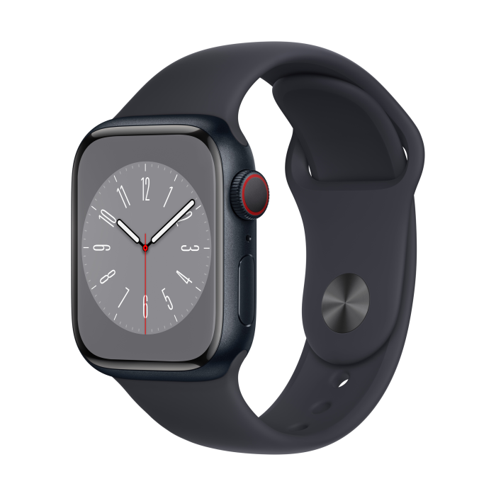 Apple Watch Series 8 GPS + Cell 41mm Midnight Aluminium Case Midnight ...