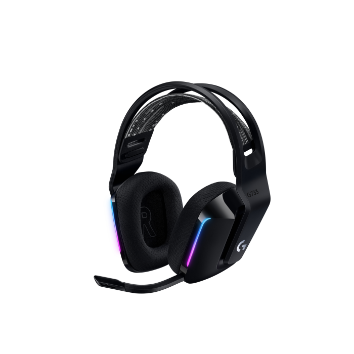 Logitech G733 Wireless RGB Gaming Headset - Black - Incredible Connection