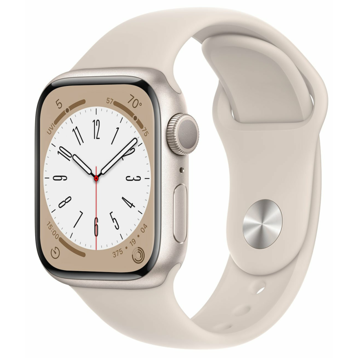 Apple Watch Series 8 GPS 45mm Starlight Aluminium Case with Starlight SB -  Incredible Connection