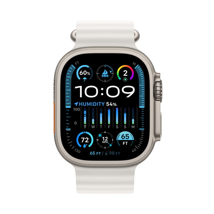Rent Apple Watch Ultra GPS + Cellular, Silver Titanium Case and
