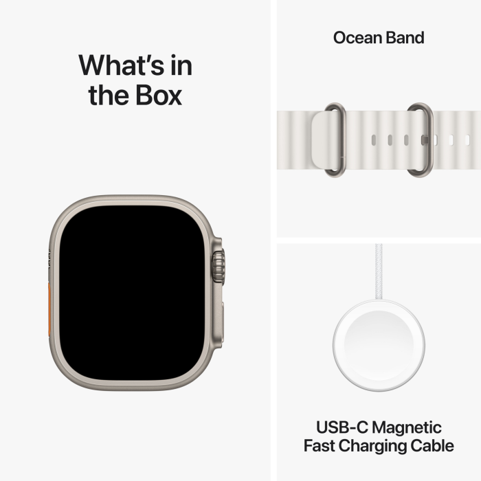 Apple Watch Ultra GPS Cellular 49mm Titanium Case with Ocean Band  Incredible Connection
