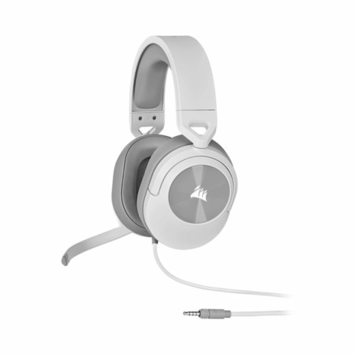 Corsair HS55 Stereo Gaming Headset White - Incredible Connection