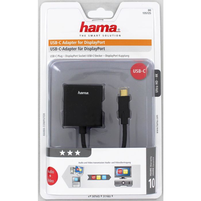 Hama USB-C Adapter for Display Port 