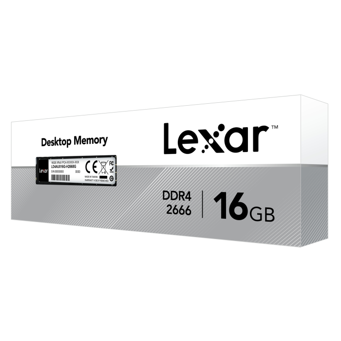Lexar 16GB DDR4 DRAM 2666Mhz Desktop - Incredible Connection