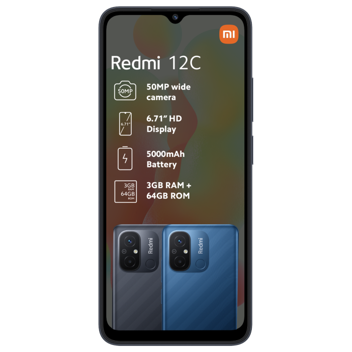 Xiaomi Redmi 12C Graphite Gray Dual Sim - Incredible Connection