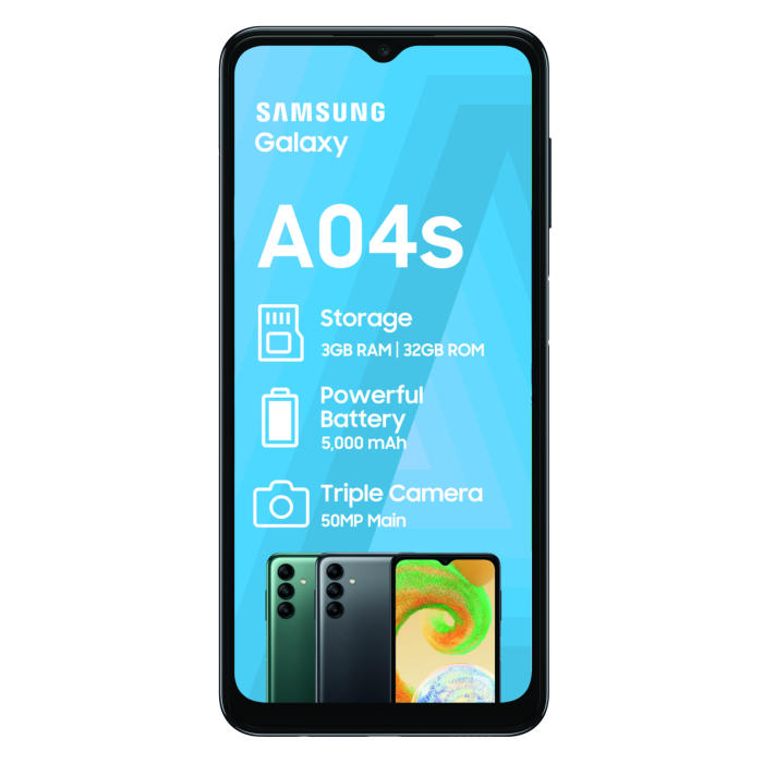 Samsung Galaxy A04s (128GB HDD - 4GB RAM)