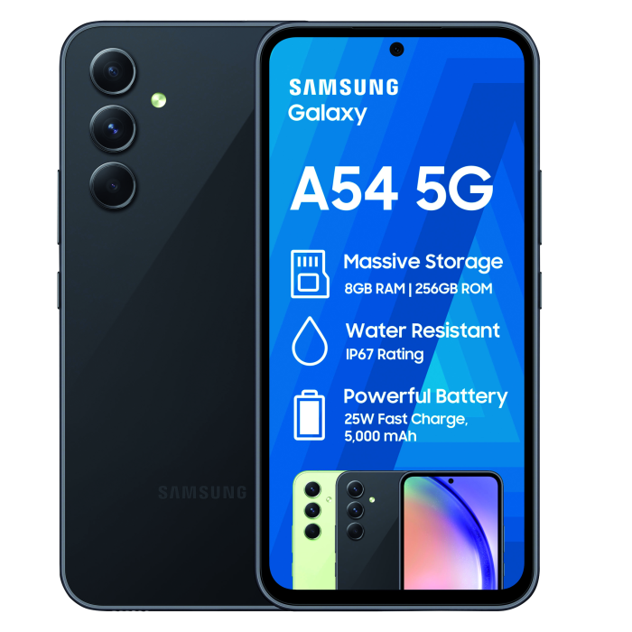 Samsung Galaxy A54 5G (256GB, 8GB) 6.4 GSM Unlocked, Global 4G