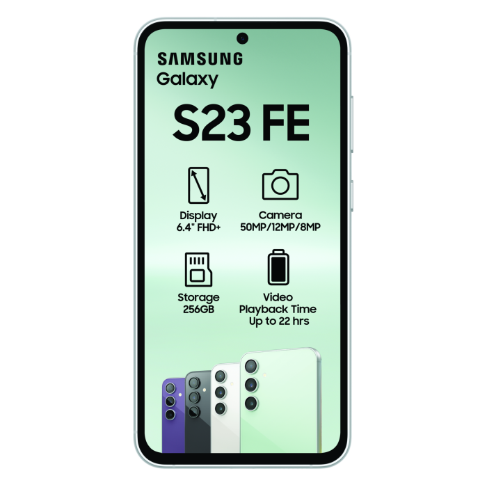 Galaxy S23 FE 256GB (Unlocked) Graphite